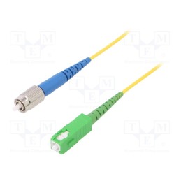 1 pcs x FIBRAIN - G-SCA-FC-S-002.0-SX-D-18-Y - Fiber patch cord, FC/UPC,SC/APC, 2m, Optical fiber: 9/125um, Gold