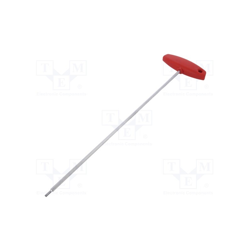 1 pcs x WIHA - 911 - Wrench, hex key, HEX 3mm, Overall len: 382mm, Kind of handle: T