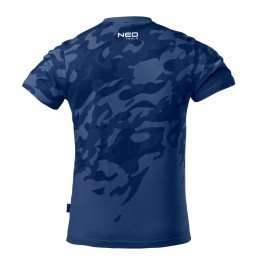 Camo navy work T-shirt, size L