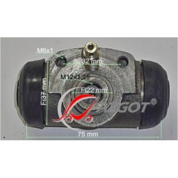 Brake cylinder fi25 for Bulgar DV 1661 stroller