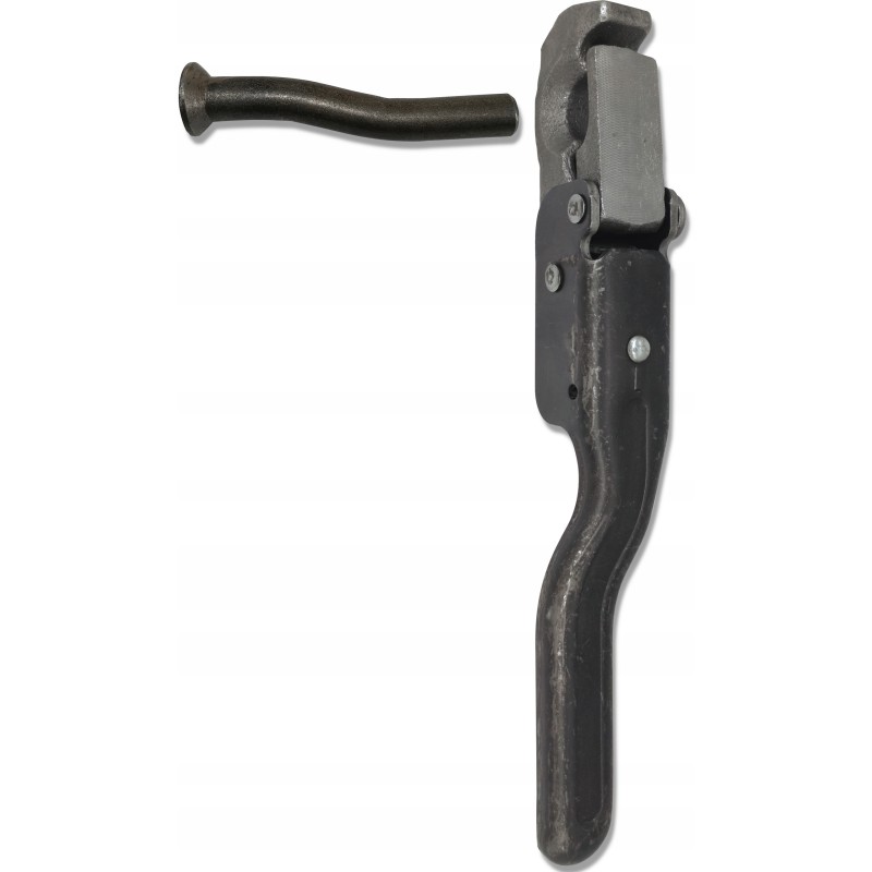 Left side board clip, bottom hole, pin bent pronar