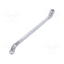 1 pcs x STAHLWILLE - 41040809 - Wrench, box, 8mm,9mm, chromium plated steel, L: 185mm, offset