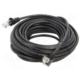 1 pcs x Goobay - 94191 - Patch cord, F/UTP, 5e, stranded, CCA, PVC, black, 10m, 26AWG
