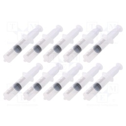 1 pcg x FISNAR - 8401012 - Syringe, 60ml, transparent, Luer Lock, polypropylene, 10pcs.