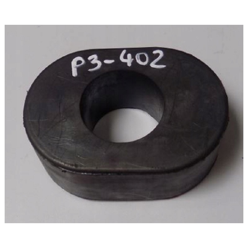 Rubber cushion for the towing hitch, oval