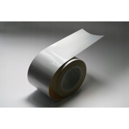 Reflective self-adhesive tape, white, 10 cm