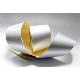 Reflective self-adhesive tape, white, 10 cm