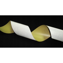 Reflective self-adhesive tape, white, 10 cm