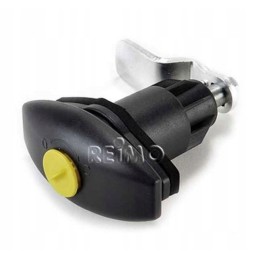 Lock for the front glove compartment in the wa