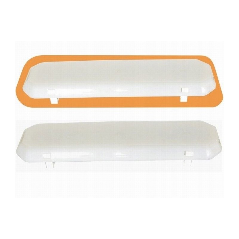 Bus interior lighting lamp installed