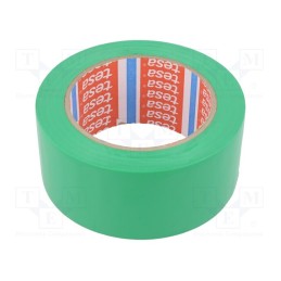 1 pcs x TESA - 60760-00097-16 - Tape: warning, green, L: 33m, W: 50mm, self-adhesive, Thk: 0.15mm