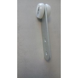 Roll of 75 lt white circular curtain, cut with bearing