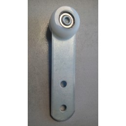 Roll of 75 lt white circular curtain, cut with bearing