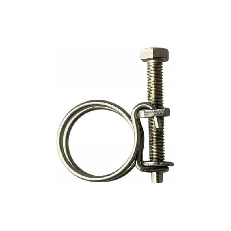 Hose clamps with double stainless steel wire 18-22 mm 10 pcs