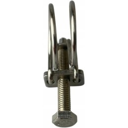 Hose clamps with double stainless steel wire 18-22 mm 10 pcs