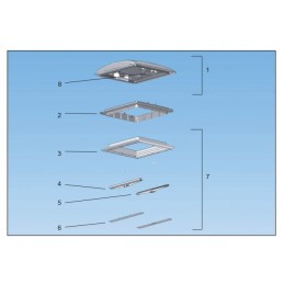Window blackout roller blind MPK 40x40 curtain