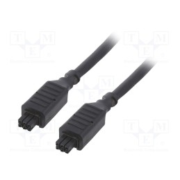 1 pcs x MOLEX - 2451300450 - Cable, Nano-Fit, female, PIN: 4, Len: 5m, 8A, Insulation: PVC, tinned