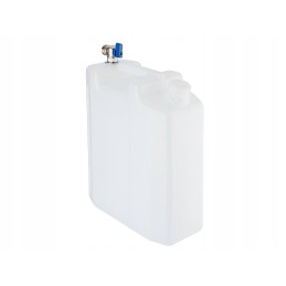 10l water canister with a short metal tap
