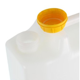 White water container, 20 liters, certified, with a knob