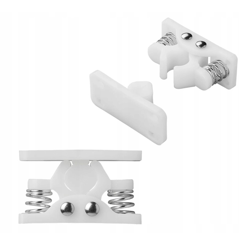 Camper trailer door lock stopper catch