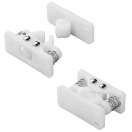 Camper trailer door lock stopper catch