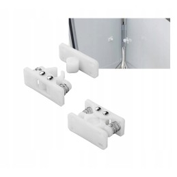 Camper trailer door lock stopper catch