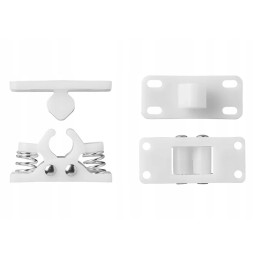 Camper trailer door lock stopper catch