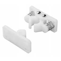 Camper trailer door lock stopper catch