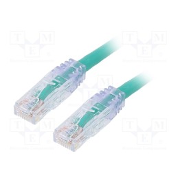 1 pcs x PANDUIT - UTPSP1MGRY - Patch cord, TX6™ PLUS,U/UTP, 6, stranded, Cu, LSZH, green, 1m, 24AWG