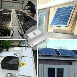 Mounting corner holders for solar panels