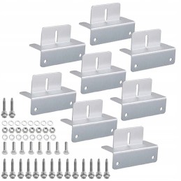 Mounting brackets for solar photovoltaic panels