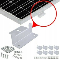 Mounting brackets for solar photovoltaic panels