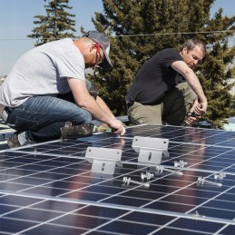 Mounting brackets for solar photovoltaic panels