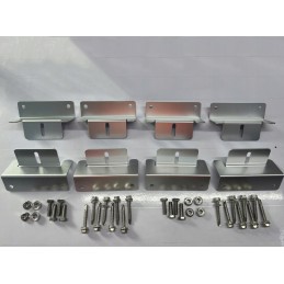 Mounting brackets for solar photovoltaic panels