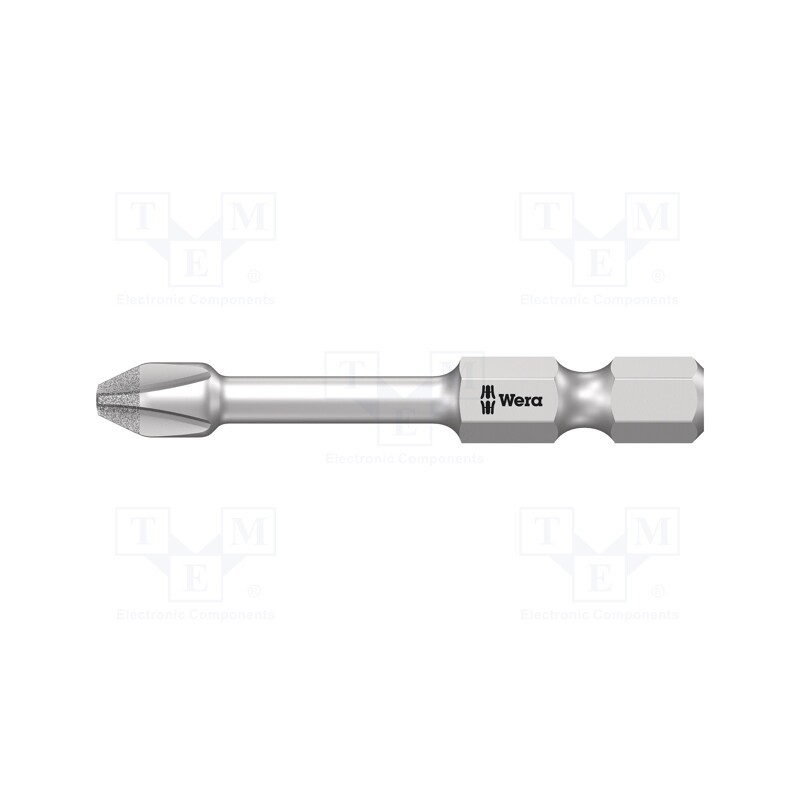 1 pcs x WERA - 5160916001 - Screwdriver bit, Phillips, PH2, Overall len: 50mm, Harpoon ACR®