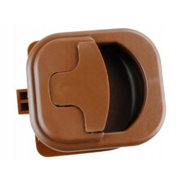 Brown camper trailer furniture lock turismuspl