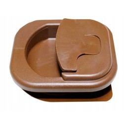 Brown camper trailer furniture lock turismuspl