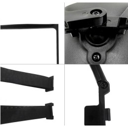 Universal, adjustable side towing mirror for caravans