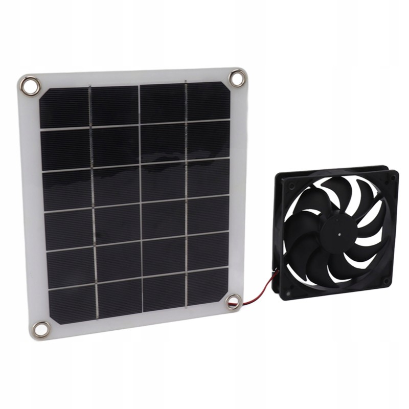 10w solar panel exhaust fan