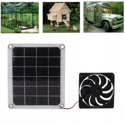 10w solar panel exhaust fan