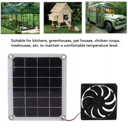 10w solar panel exhaust fan