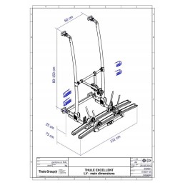 Excellent standard thule bike rack