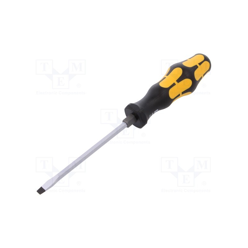 1 pcs x WERA - 5018300001 - Screwdriver, slot, for impact,assisted with a key, 4,5x0,8mm