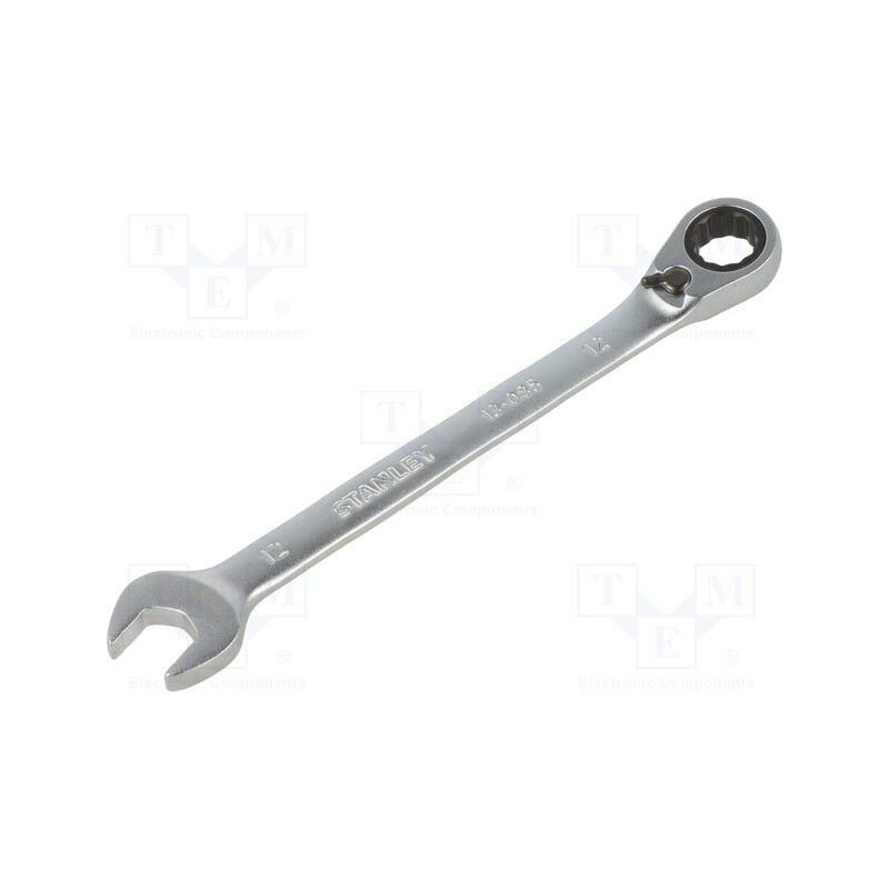 1 pcs x STANLEY - FMMT13085-0 - Wrench, combination spanner,with ratchet, 12mm, FATMAX®