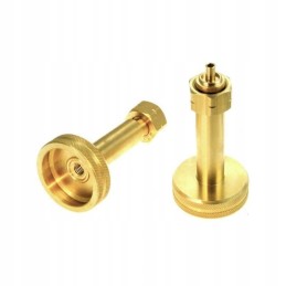 Nozzle for refueling LPG gas cylinder dish din