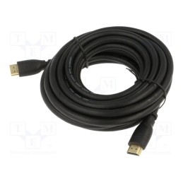1 pcs x QOLTEC - 50353 - Cable, HDMI 2.1, HDMI plug,both sides, PVC, Len: 5m, black, black