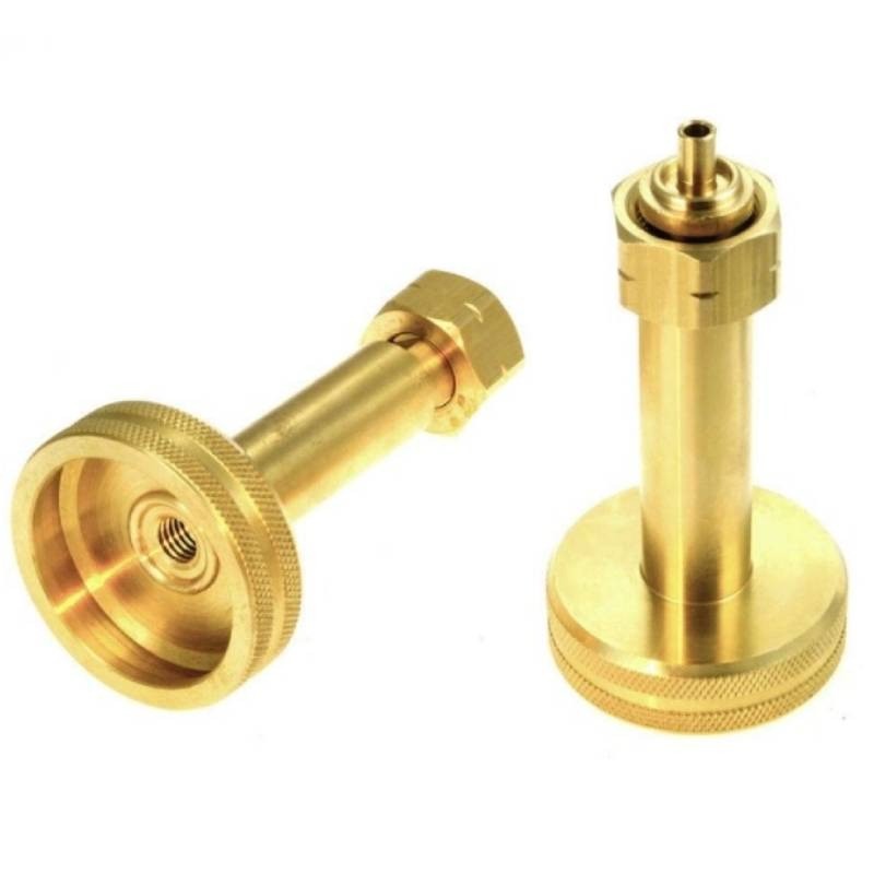 Adapter for refueling LPG dish din gas cylinders