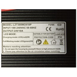 Battery charger 24v 10a mast trolley ws12 15