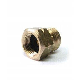 Gas adapter from a large cylinder to a small one