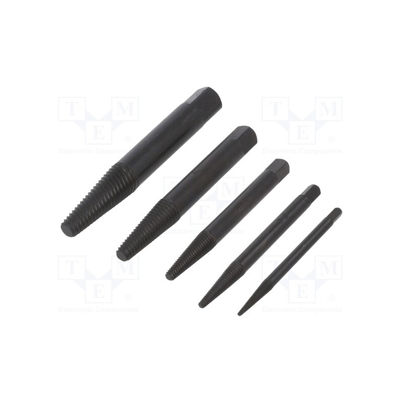 1 set x RENNSTEIG - 470 900 3 - Kit: screw extractor, 5pcs.